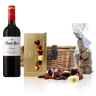 Monte Real Tempranillo 75cl Red Wine And Chocolates Hamper
